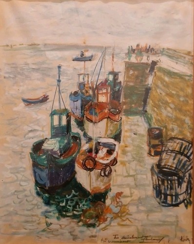 Beau tableau pastel - pastel, gras