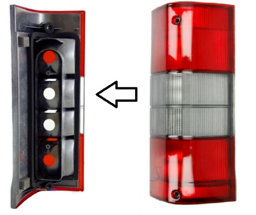 Lampe feu arriere droite fiat - feu,