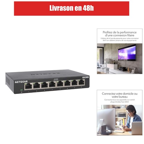 Switch ethernet netgear - netgear, gs308