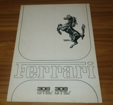 Catalogue FERRARI 308 GTB / GTS de 1982