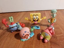 lot figurine bob l'éponge bully