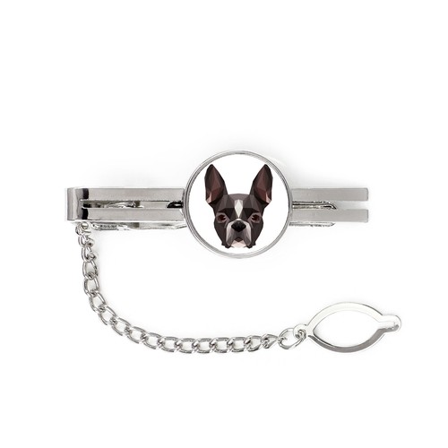 Boston terrier pique point - boston, pique-point