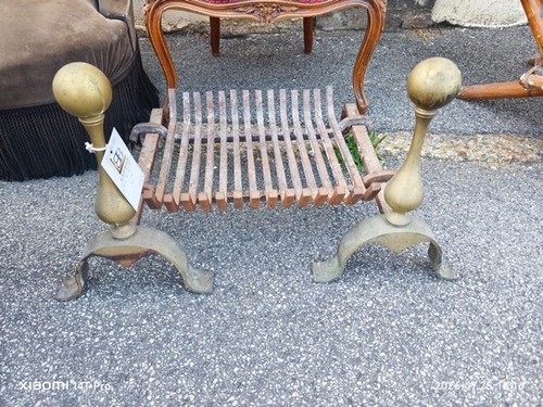 Ensemble cheminee chenets - ensemble, de