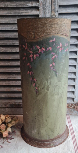Ancien porte parapluie tole - en,