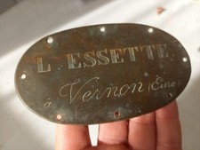 L'ESSETTE à VERNON Plaque