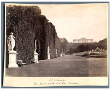 Austria, Schönbrunn, Die Gloriette Vintage Albumen Print.  Albumen Print 