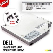 Genuine DELL 2nd IDE HDD Hard Drive Caddy Media Bay Latitude D610 D620 D630 D631