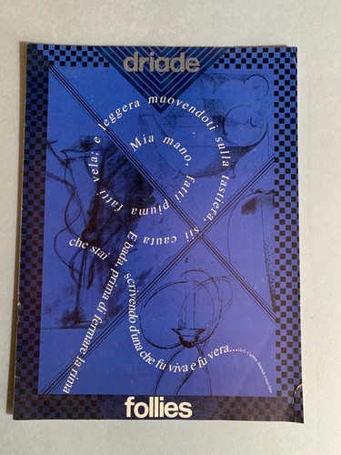 Driade follies catalogue 1993 - follies,
