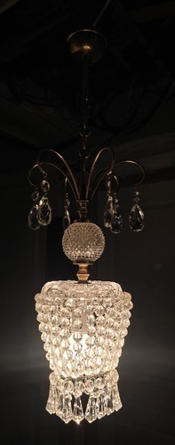 Lustre pampilles cristal - pampilles,