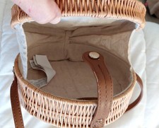 superbe sac rotin 20 cm Zara