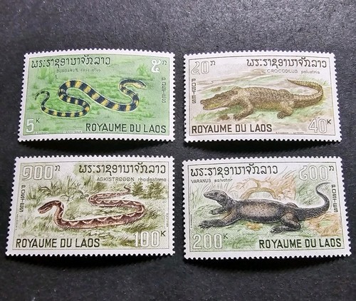 Timbre laos faune - timbre,