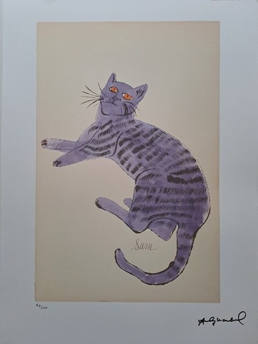 Lithographie signée andy - lithographie,