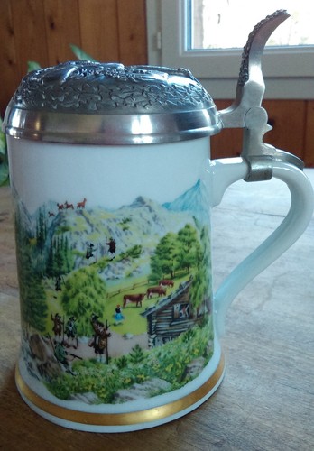 Chope porcelaine franklin - chope,