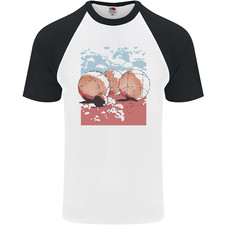 Petanque Balls Boules Bowls Mens S/S Baseball T-Shirt