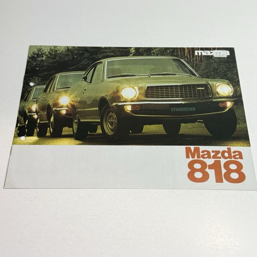 Mazda 818 12p brochure - 818,