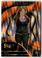 Panini Select WWE 2024 N° 267 Lita Orange Flood Prizm