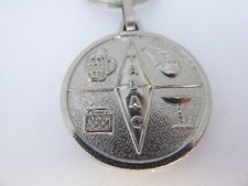 CAFE DE LA PLAGE KEY RING KEYCHAIN / HEAVY / LOIRET / BAR-TOBACCO-GAMES / TOP!