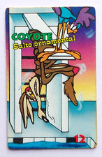1996 MINI CARD Maxi Jack's Snacks COLOMBIA LOONEY TUNES #012A WHILE E. COYOTE