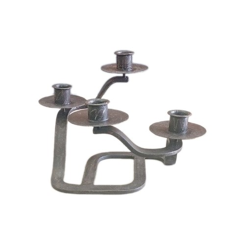 Chandelier bougeoir brutaliste - chandelier,