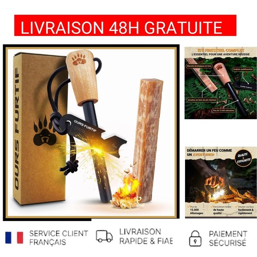 Firesteel pierre feu - firesteel, survie