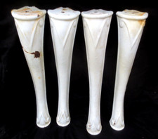 4 Pieds en fonte émaillés 