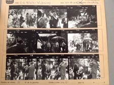 WALT DISNEY : PLANCHE CONTACT ORIGINALE AOUT 1961