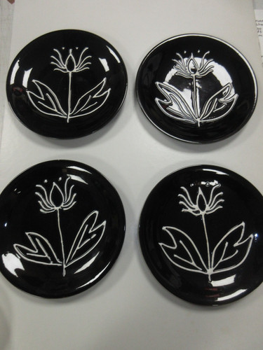 Lot assiettes céramique - 4,
