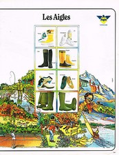 ADVERTISING 024 1974 EAGLE LES AIGLES boots