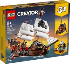 LEGO CREATOR 3 EN 1 31109 - LE BATEAU PIRATE - NEUF ET SCELLÉ!