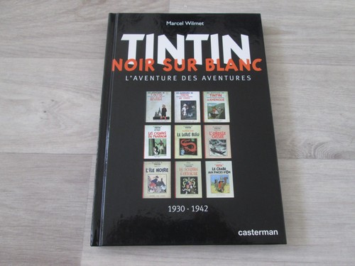Tintin noir sur blanc - tintin,