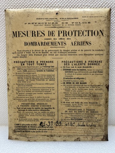 Ancienne affiche glacoïde ww2 - ancienne,