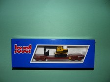 JOUEF wagon plat surbaissé + tractopelle 658100 NEUF (n°3)