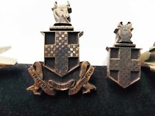 5 Antique Gilding Iron Magnanimiter Cross Pust WHITNEY Bearel Paris Emblem