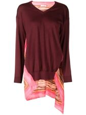 NWT Celine Old Céline Phoebe Philo Resort 2018 Red Wool Scarf Foulard Sweater M