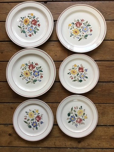 Assiettes anciennes villeroy - 6,