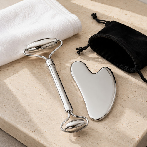 Kit gua sha - gua, acier