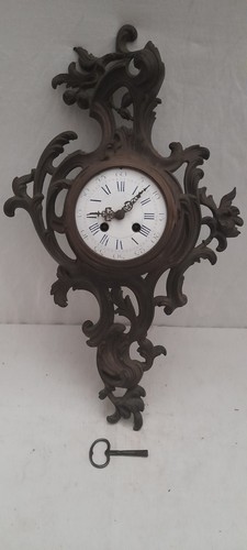 Grand cartel bronze - , pendule