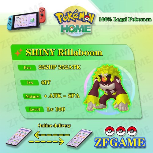 6iv shiny rillaboom - ✨6iv,