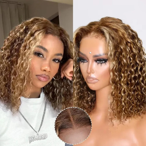 Perruque bob lace closure wig - lace,