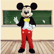 HOT Adult Suit Size Realistic MICKEY MOUSE Mascot Costume