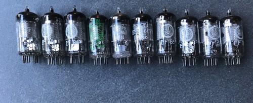 Ef86 lot tubes testés valvo - lot,