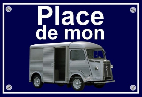 Plaque place mon citroen - mon,