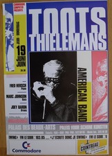 TOOTS THIELEMANS original vintage concert poster JAZZ BELGIUM