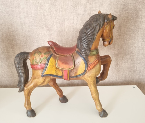 Grand cheval bois - cheval,