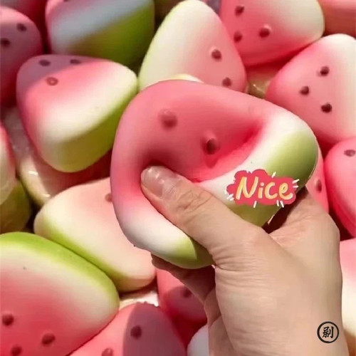 Squishy watermelon fidget toy - squishy,