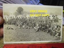 RARE OLD PICTURE PHOTO Real Postcard Terra Alta West Virginia Boy Scout Camp 3/4