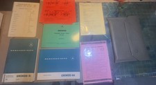 Complete And Original Set Of Manuals For Mercedes Benz Unimog 404 W Leather Case