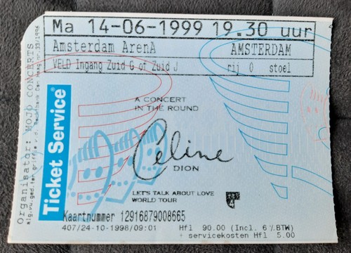 Ticket billet used - billet,