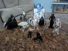Lot Of 13 Authentic Star Wars Universe Disney Action Figurines Action Figure Set