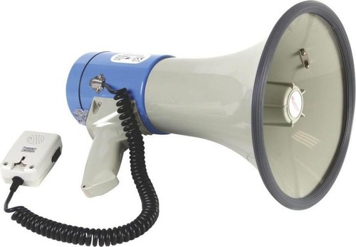 Mégaphone avec sirène - , et